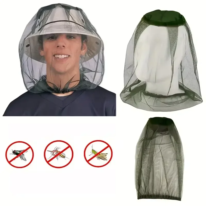 Outdoor Camping Mosquito Net - Anti Mosquito Cover Hat Net Cover