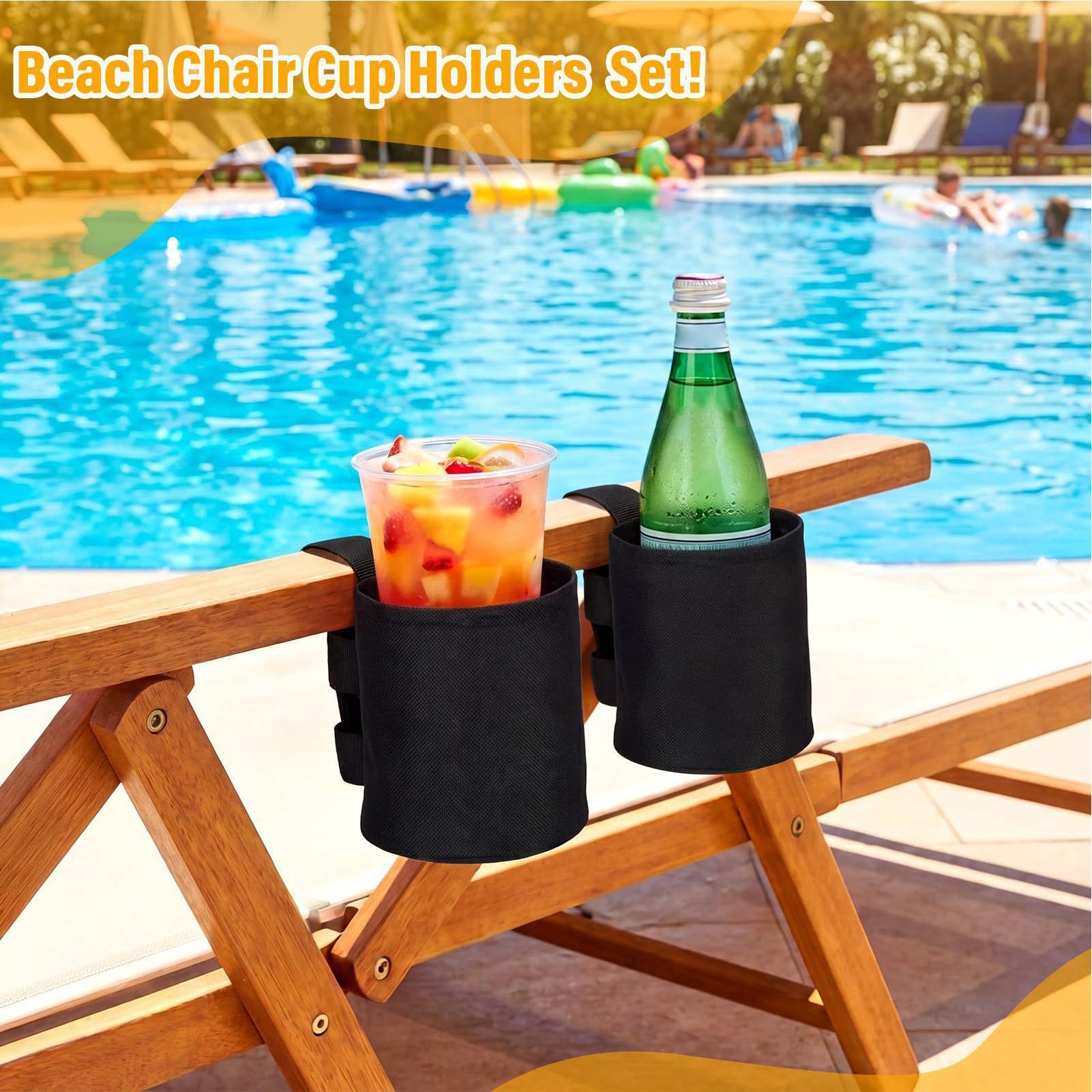 Outdoor Camping Chairs - Universal Water Bottle Holder Portable Cup