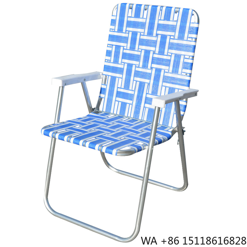 Outdoor Camping Chairs - Folding Patio Lawn Webbed Chairs Beach