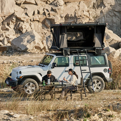 Outdoor Camping Vehicle - Hard Shell Roof Top Tent Outdoor