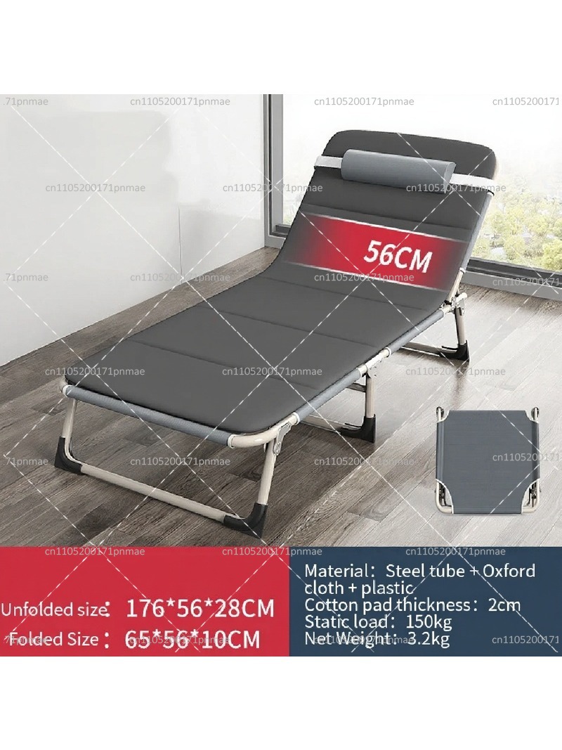 Outdoor Camping Chairs - Metal Folding Single Bed Modern Office