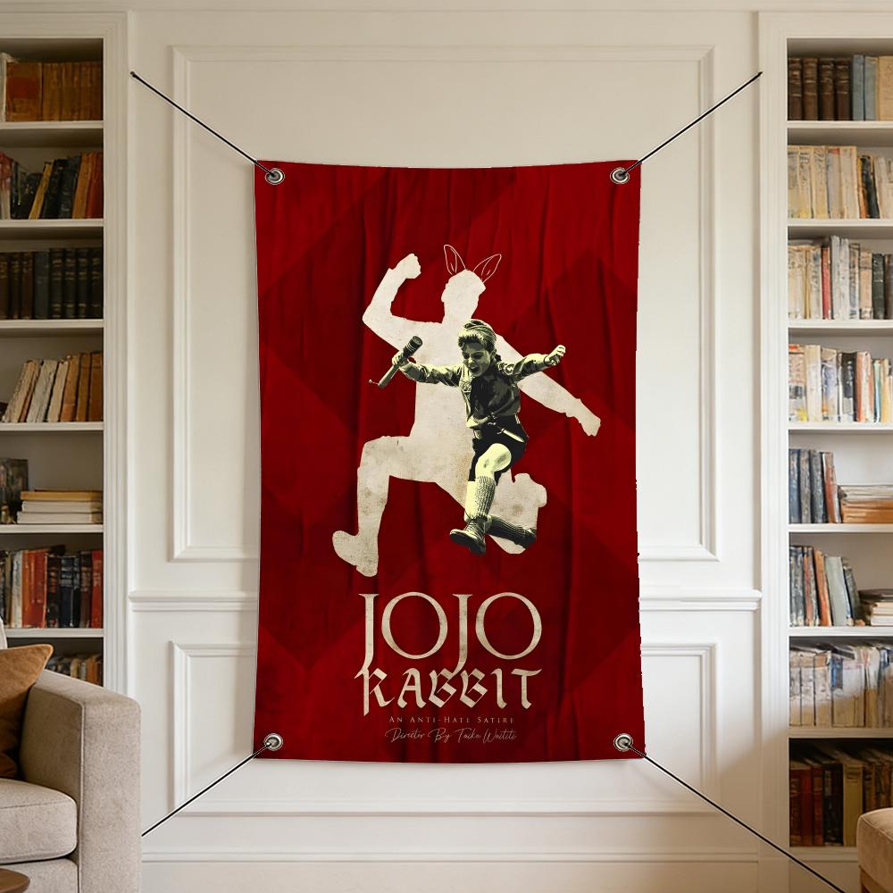 Outdoor Camping Movies - Movie J-Jojo R-Rabbit Flags Flags are