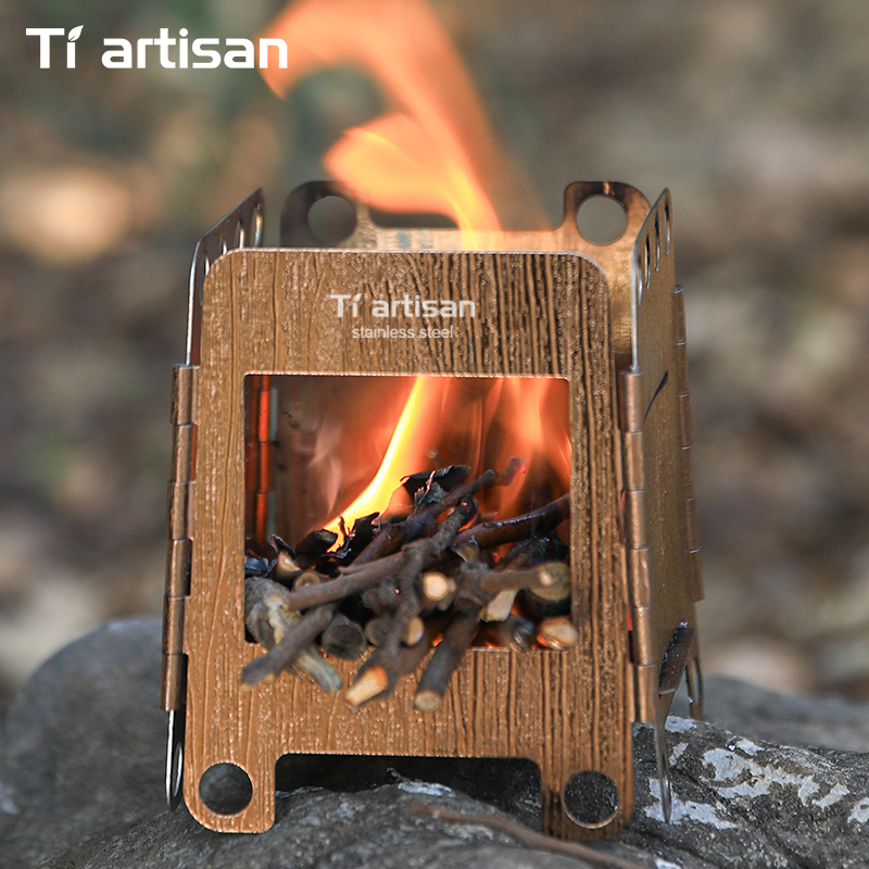 Tiartisan Stainless Steel Camp - Outdoor Camping Wood Stove ulasan dan harga