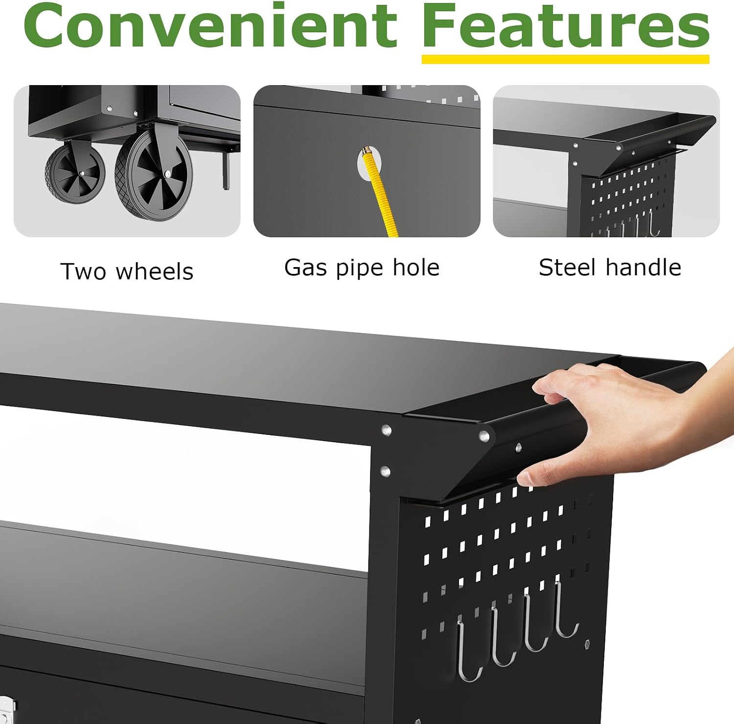 Outdoor Grill Cart Table With  - Outdoor Camping Bbq ulasan dan harga