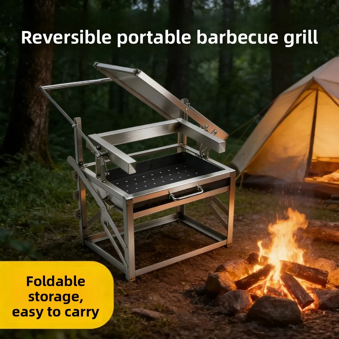 Durable Auto Rotating Bbq Gril - Outdoor Camping Oven ulasan dan harga