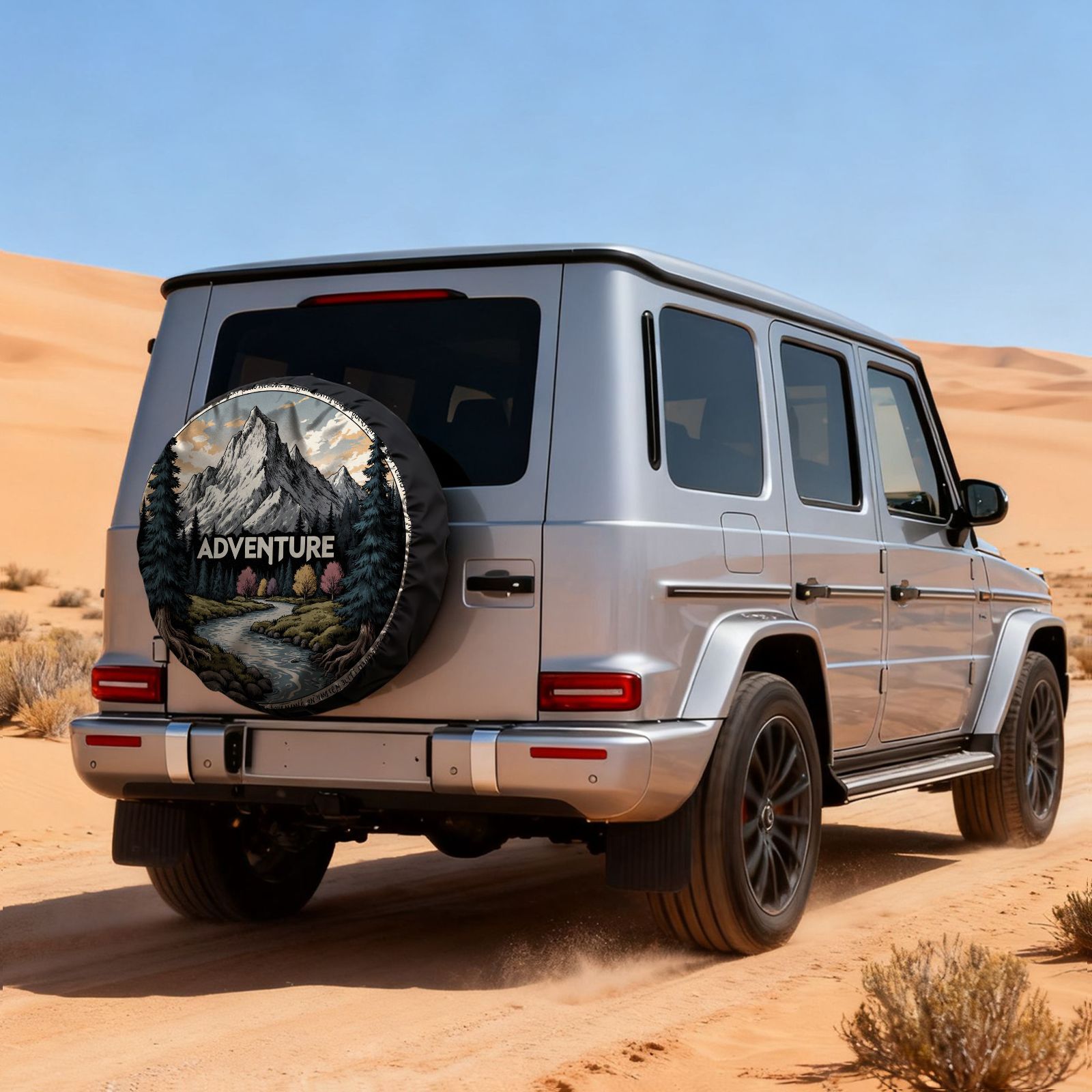 Vintage Outdoor Adventure Scen - Outdoor Camping Vehicle ulasan dan harga