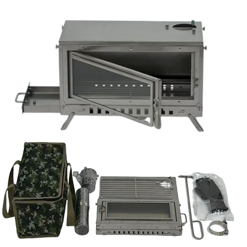 Firewood Stove Tent Stove Fold - Outdoor Camping Oven ulasan dan harga