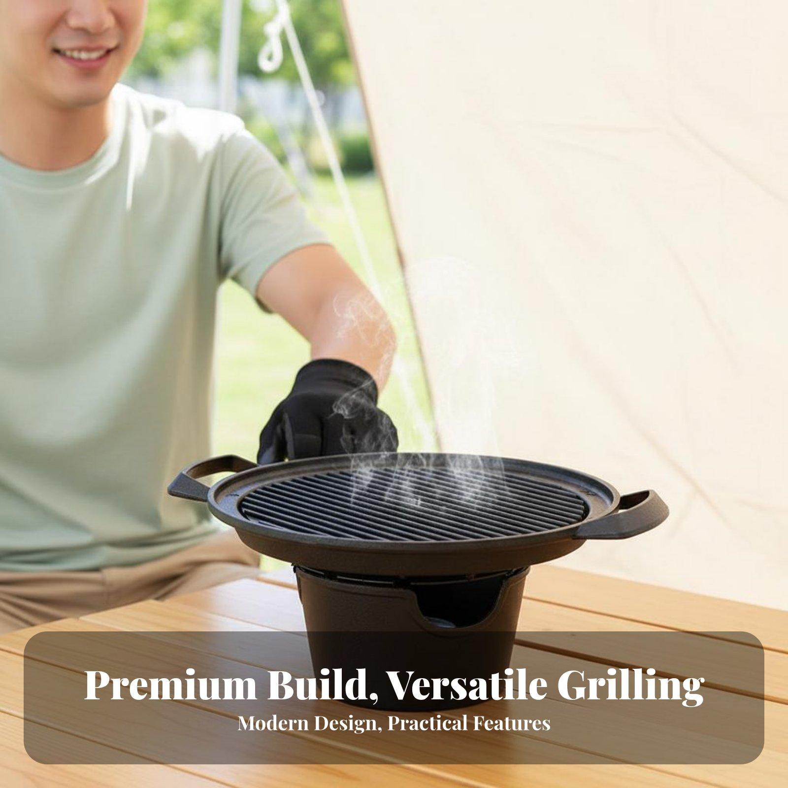 Outdoor Grill Mini Tabletop BB - Outdoor Camping Bbq ulasan dan harga