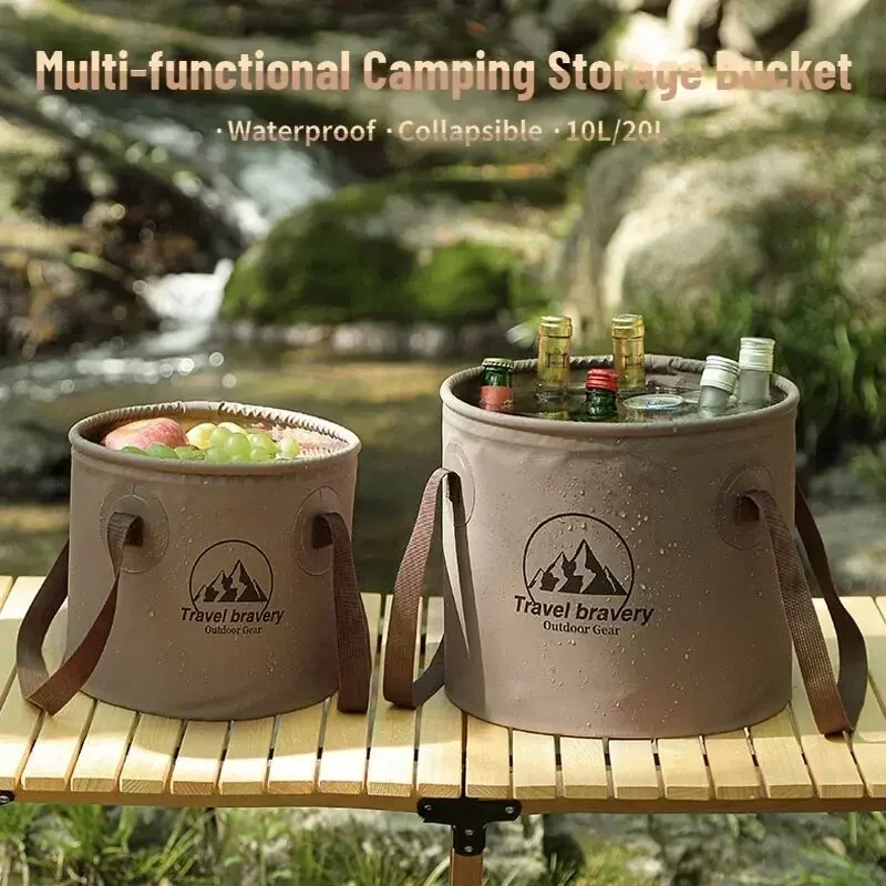 5/10/20L Folding Portable Buck - Outdoor Camping Bathroom ulasan dan harga