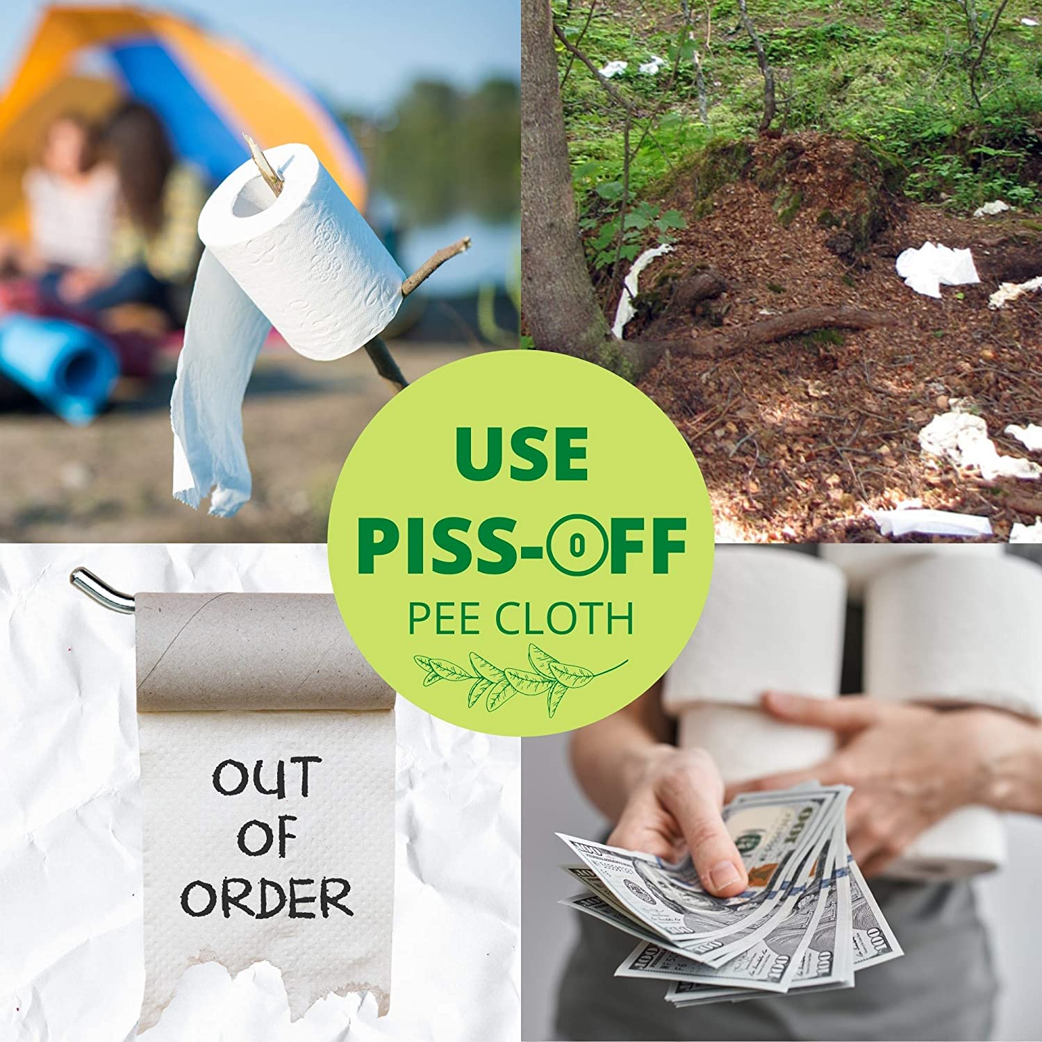 1Pc Pee Cloth for Women Hiking - Outdoor Camping Urinal ulasan dan harga