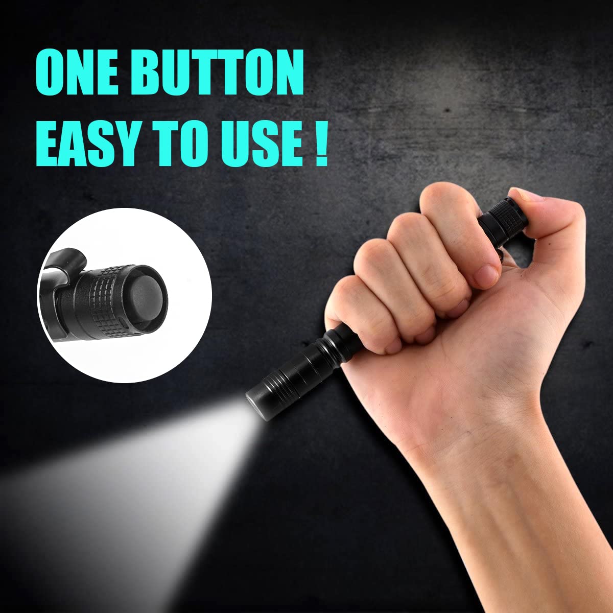 Portable Mini LED Pen Flashlig - Outdoor Camping Vehicle ulasan dan harga