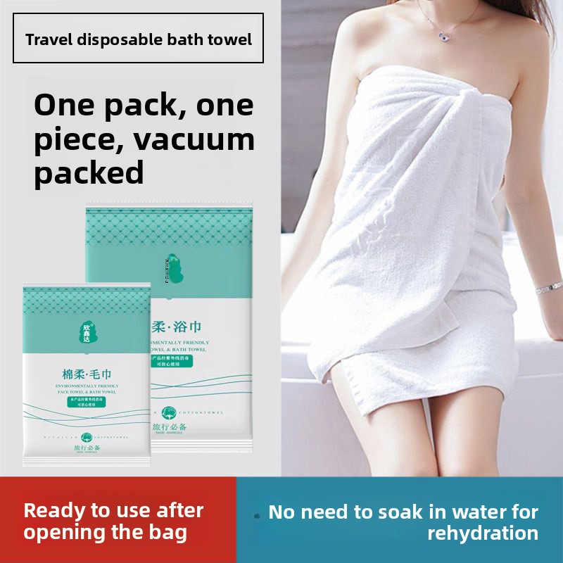 Portable Disposable Bath Towel - Outdoor Camping Bathroom ulasan dan harga