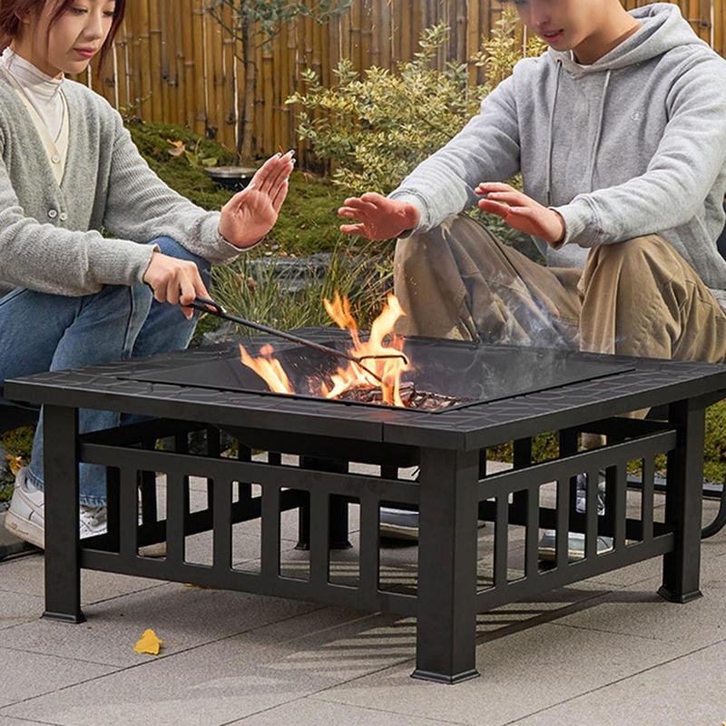 Camping Firewood Stove Square  - Outdoor Camping Wood Stove ulasan dan harga