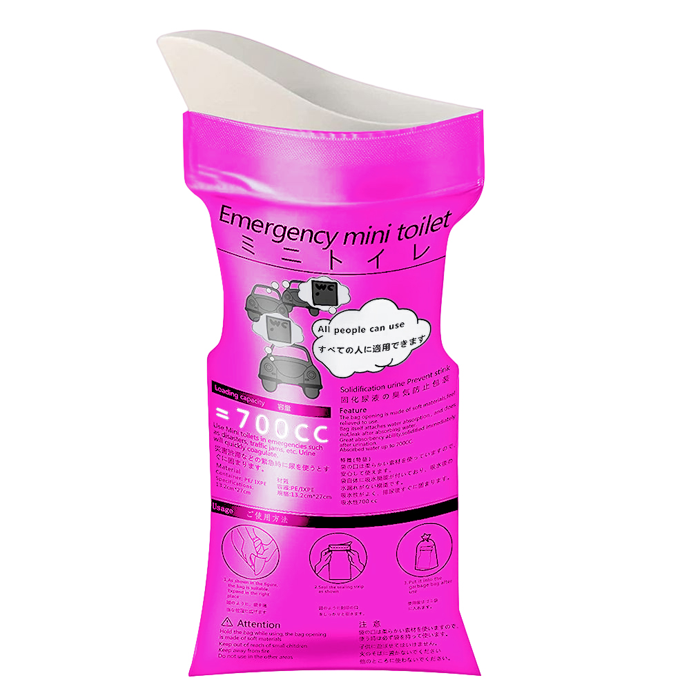 700ml Urinal Toilet Bag Unisex - Outdoor Camping Bathroom ulasan dan harga