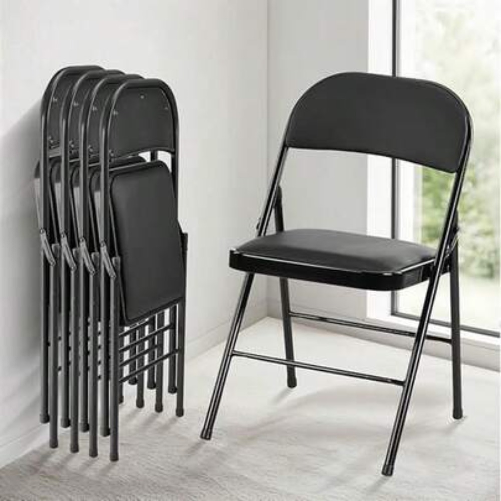 Folding Chair 4 Pack Leather P - Outdoor Camping Chairs ulasan dan harga