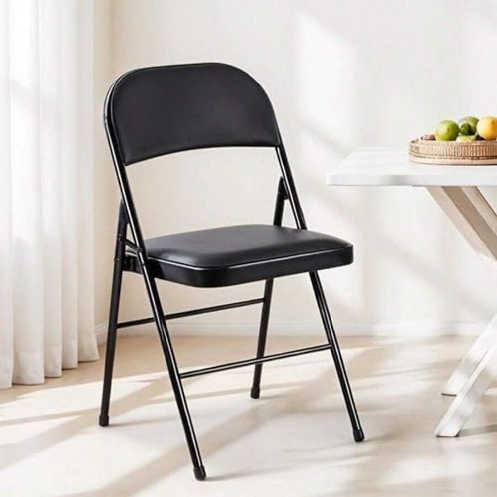 Folding Chair 4 Pack Leather P - Outdoor Camping Chairs ulasan dan harga
