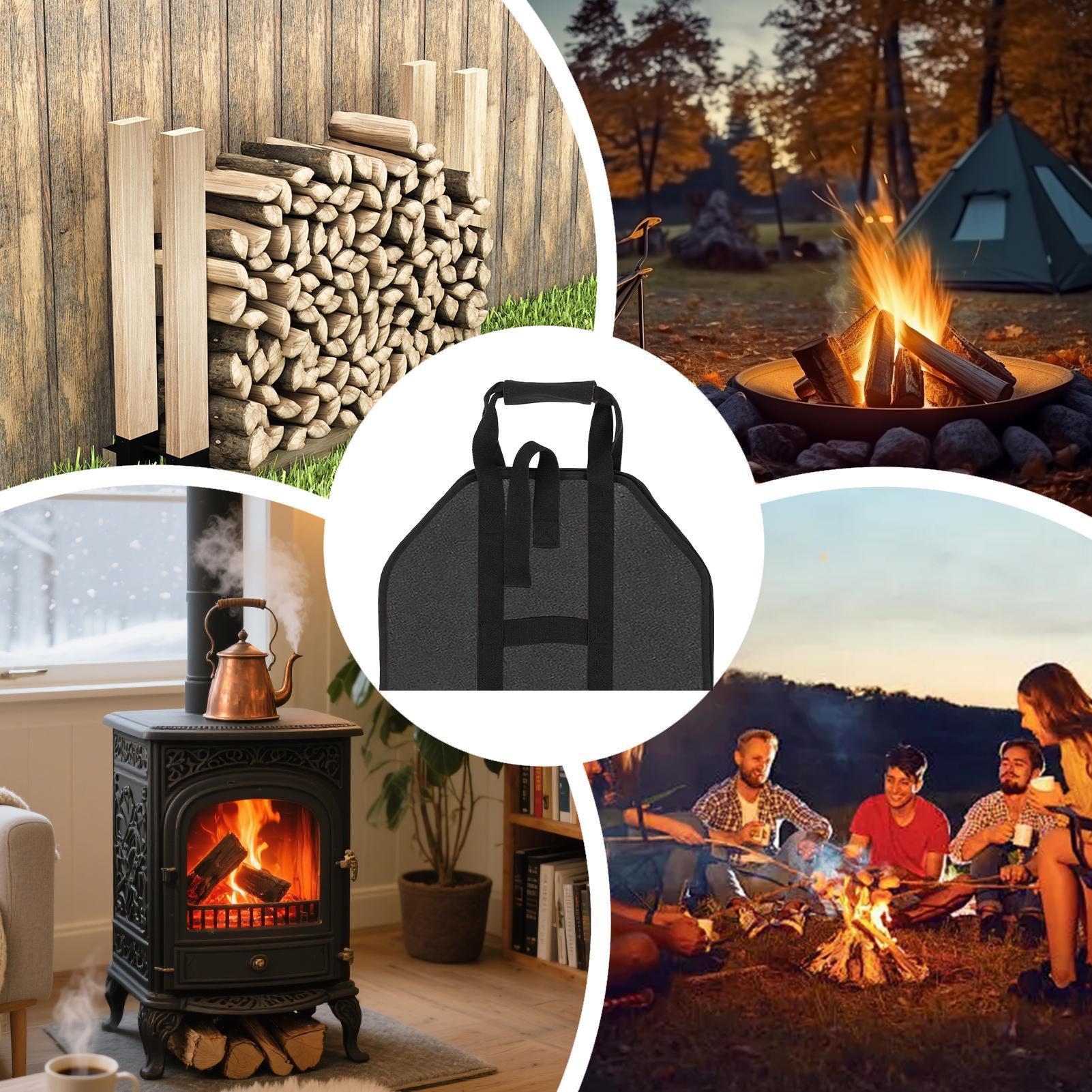 Firewood Carrier Large Portabl - Outdoor Camping Wood Stove ulasan dan harga