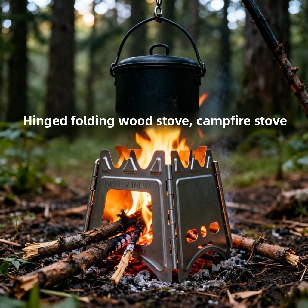 TiForge Compact Folding Titani - Outdoor Camping Wood Stove ulasan dan harga
