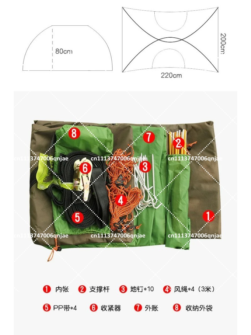 Green Portable Camping Tree Ne - Outdoor Camping Mosquito Net ulasan dan harga