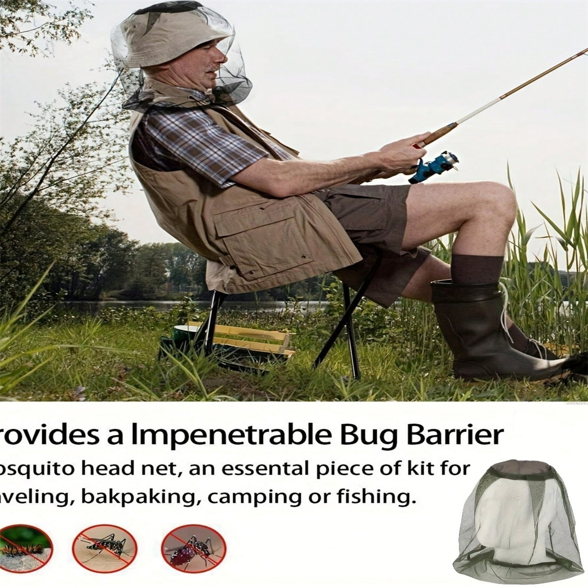 2PC Outdoor Camping and Hiking - Outdoor Camping Mosquito Net ulasan dan harga