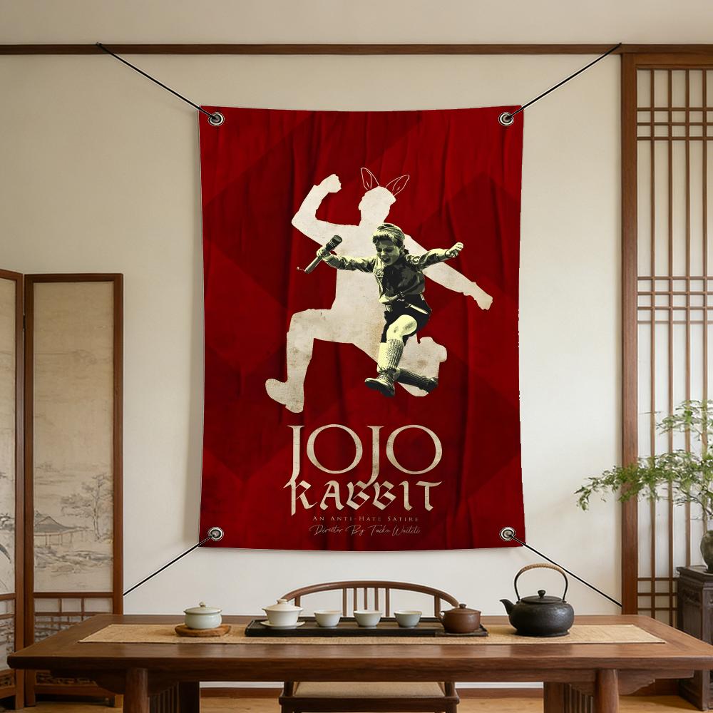 Movie J-Jojo R-Rabbit Flags Fl - Outdoor Camping Movies ulasan dan harga