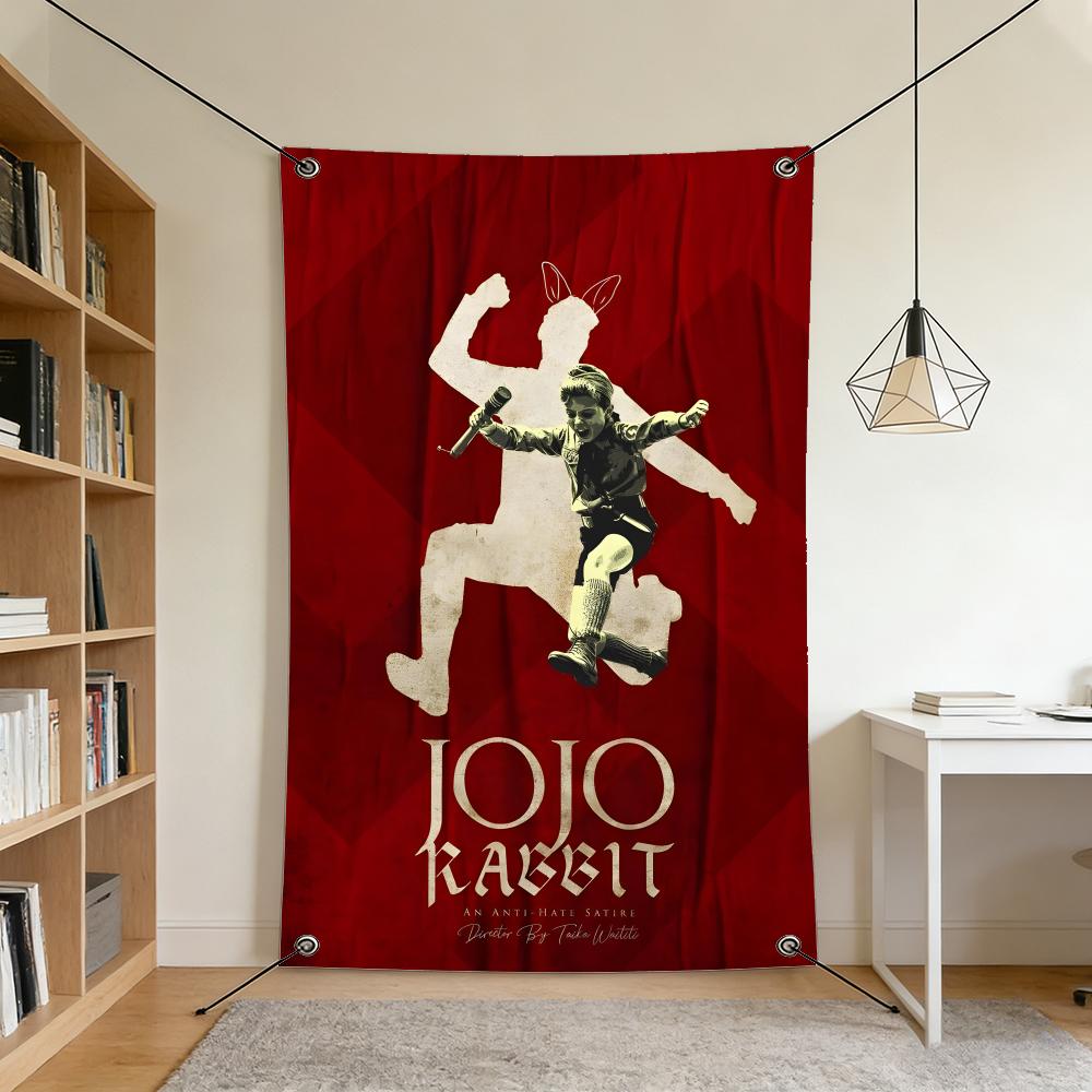 Movie J-Jojo R-Rabbit Flags Fl - Outdoor Camping Movies ulasan dan harga