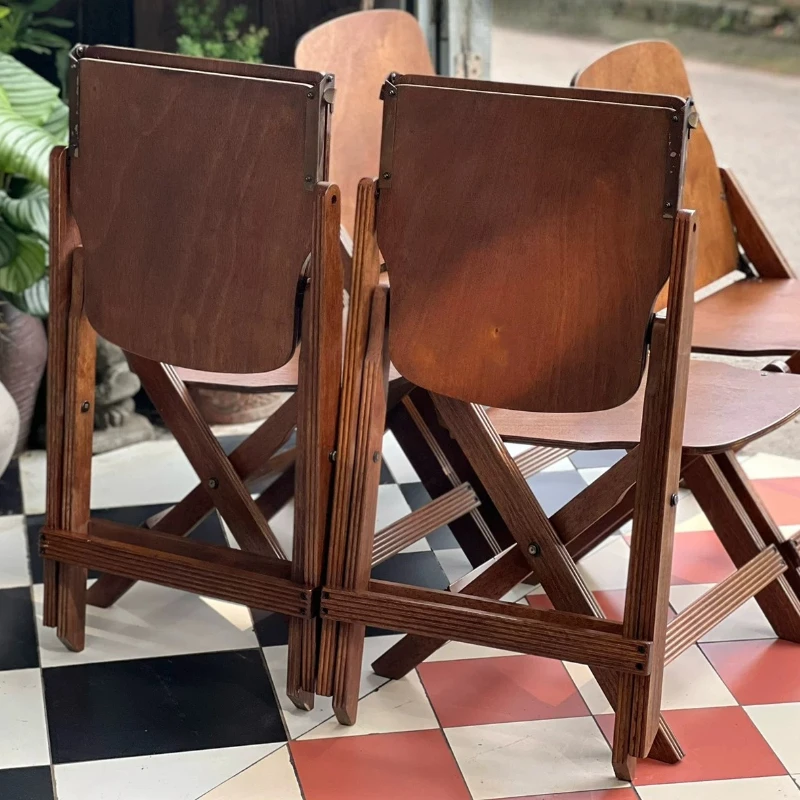 Vintage Solid Wood Folding Cha - Jinli Outdoor Camping ulasan dan harga