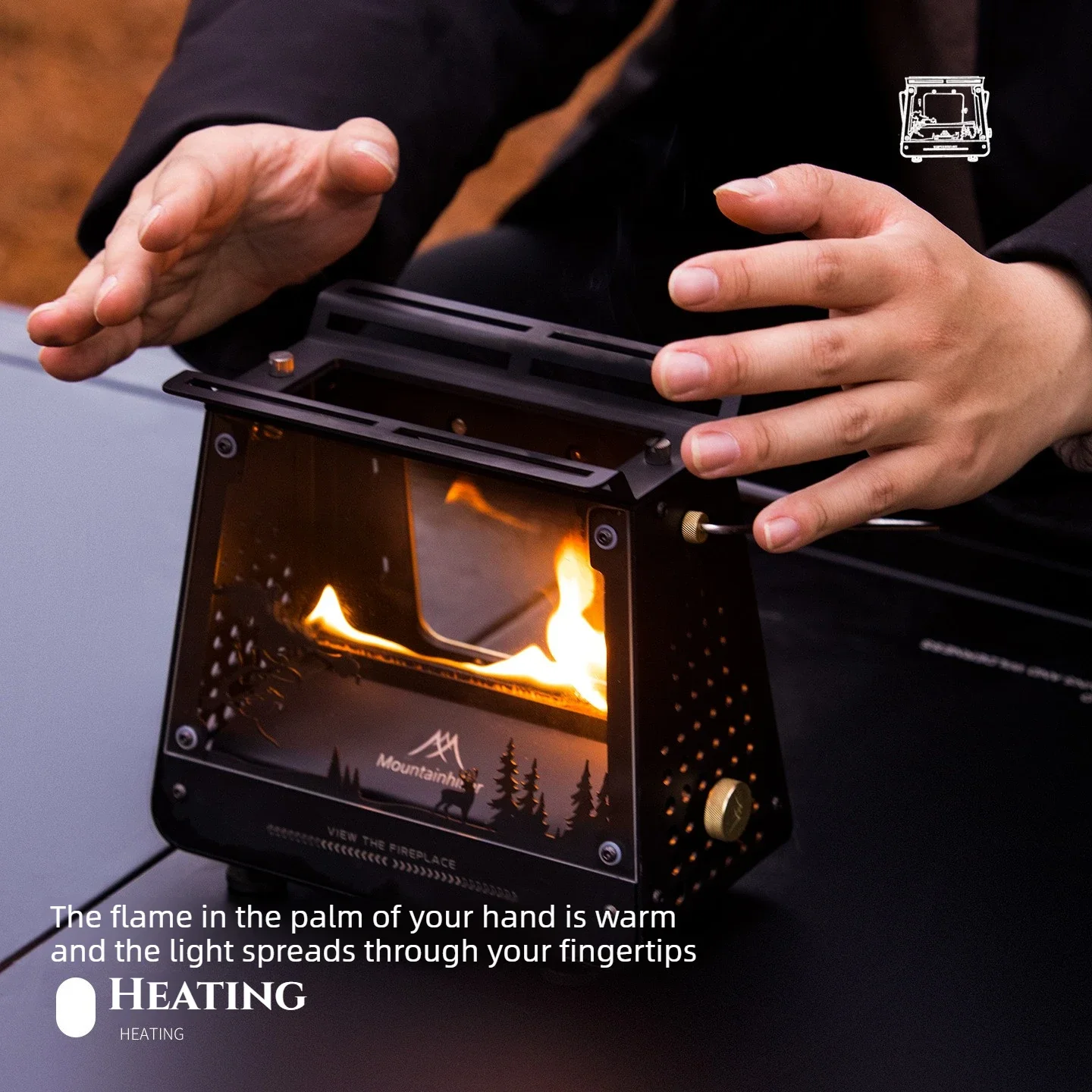 MOUNDAINHIKER Stainless Steel  - Outdoor Camping Oven ulasan dan harga