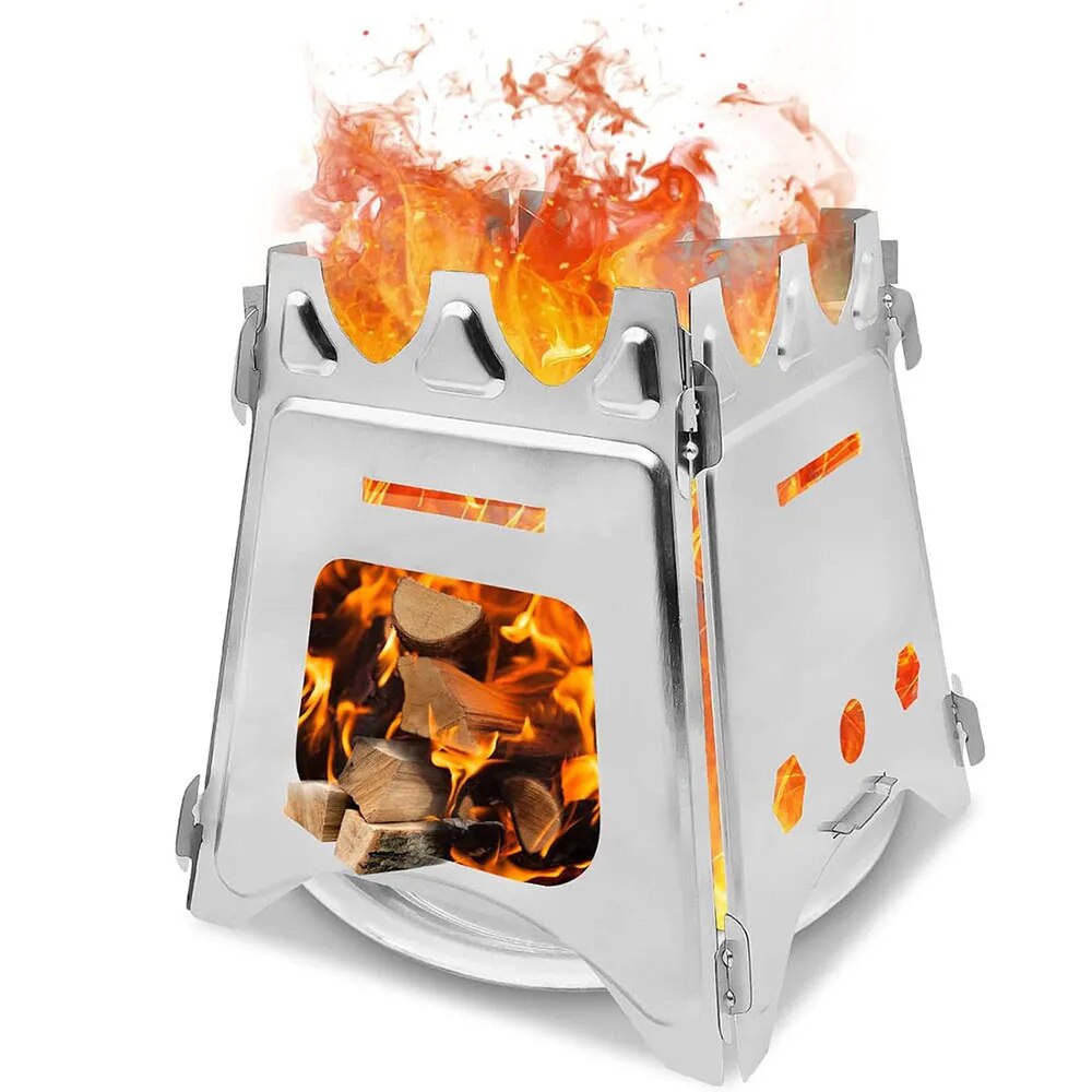 Portable Camping Wood Stove wi - Outdoor Camping Wood Stove ulasan dan harga