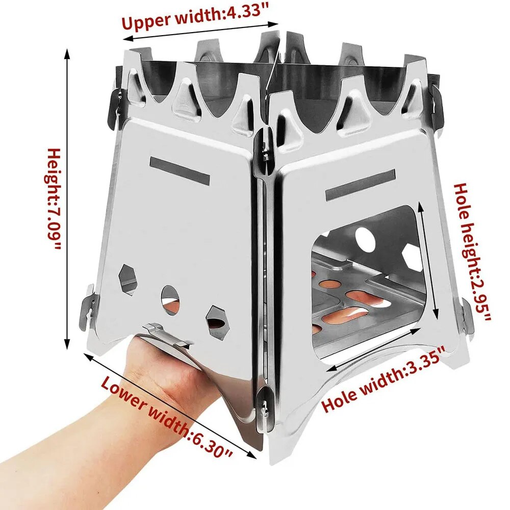 Portable Camping Wood Stove wi - Outdoor Camping Wood Stove ulasan dan harga