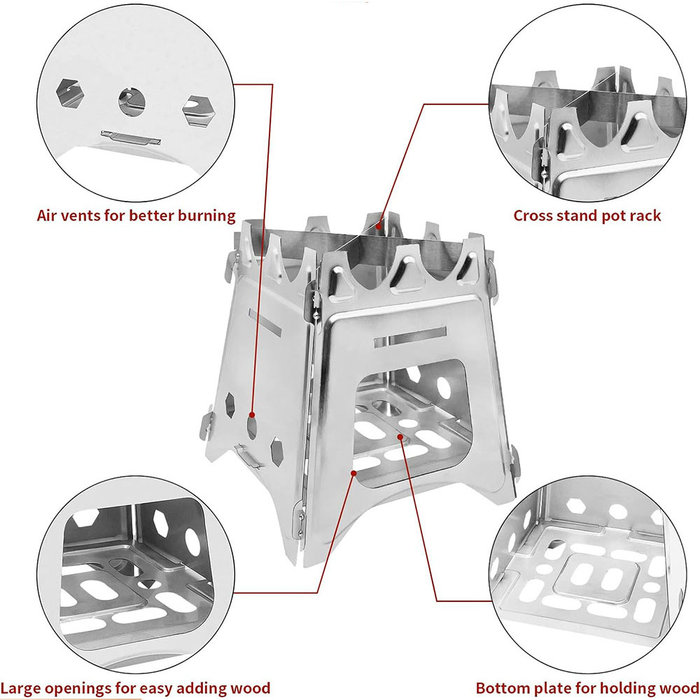 Portable Camping Wood Stove wi - Outdoor Camping Wood Stove ulasan dan harga
