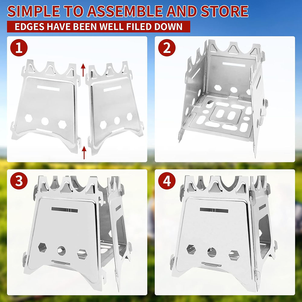 Portable Camping Wood Stove wi - Outdoor Camping Wood Stove ulasan dan harga